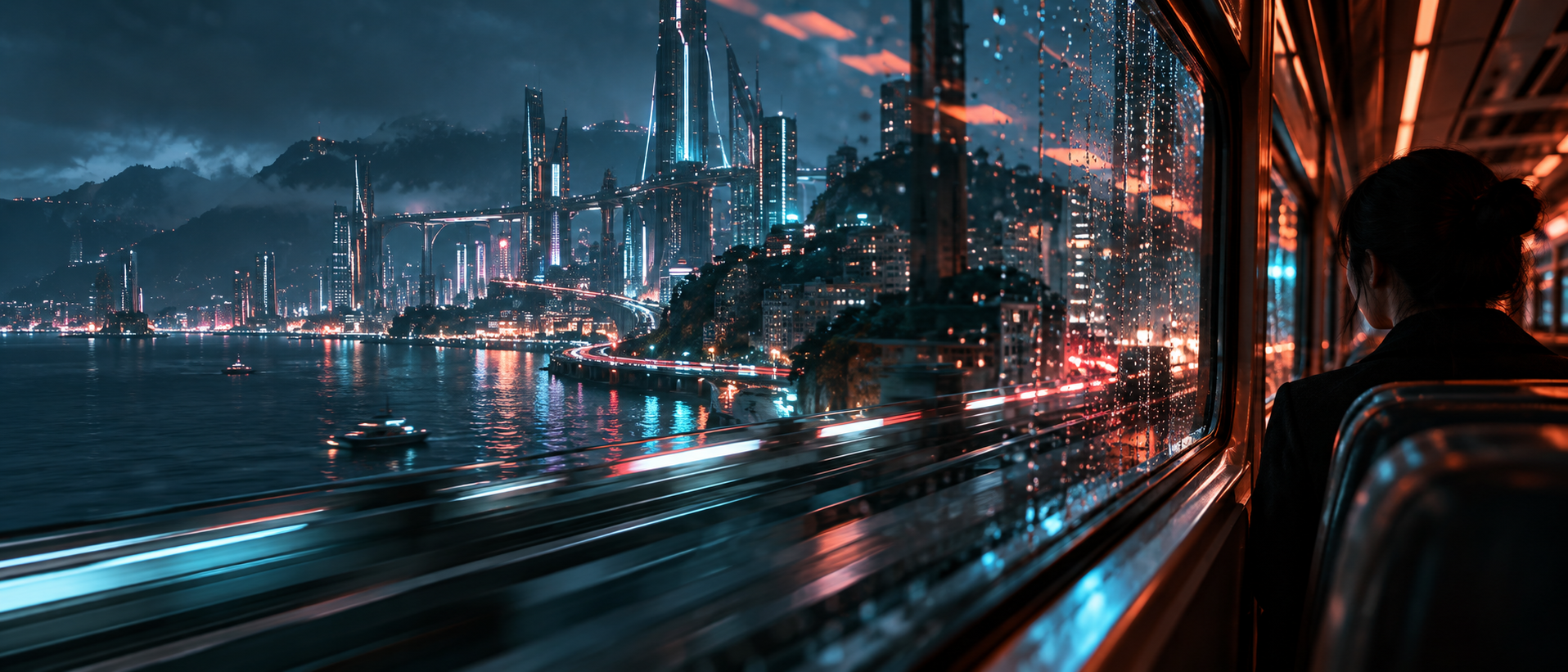 Cinematic city video example